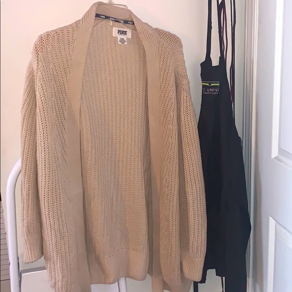 Pink cardigan